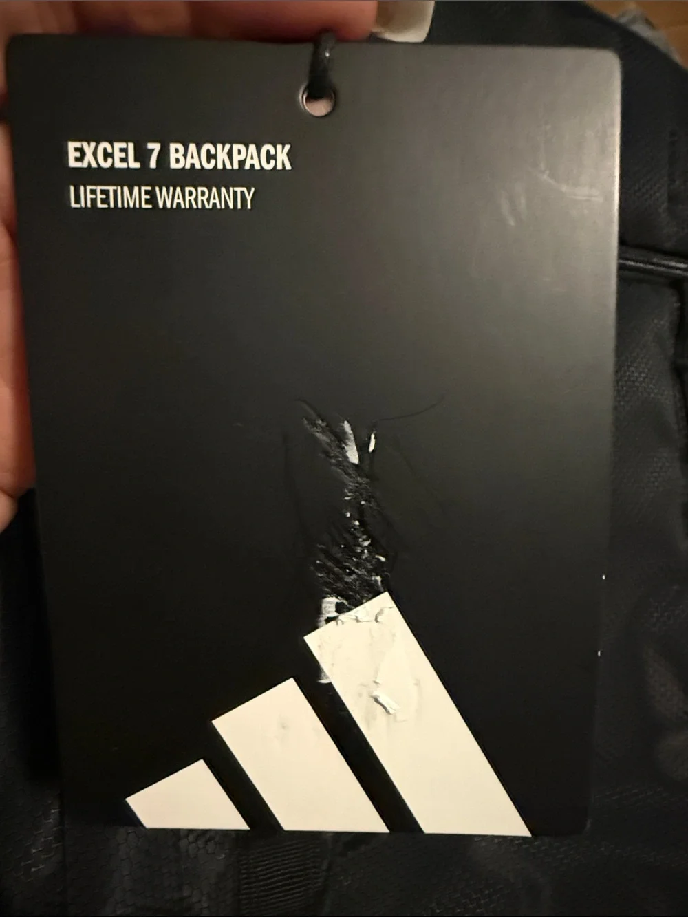 adidas Black Men's Laptop Backpack with Logo